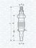 Свічка розжарювання (аналог арт. PX61) ESCORT, FIESTA, MONDEO [] MAGNETI MARELLI 062900008304 (фото 1)