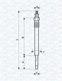Свічка запалювання MAGNETI MARELLI 062900013304