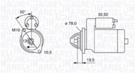 Стартер MAGNETI MARELLI 063721158010