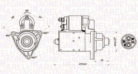 Автозапчастина MAGNETI MARELLI 063721176010