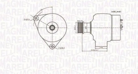 Генератор MAGNETI MARELLI 063731138010