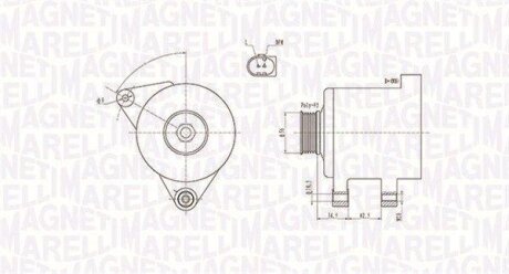 Генератор MAGNETI MARELLI 063731546010