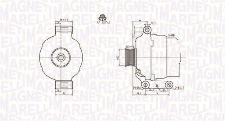 Автозапчастина MAGNETI MARELLI 063731636010
