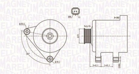 Генератор MAGNETI MARELLI 063731674010