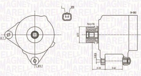 Генератор MAGNETI MARELLI 063731762010