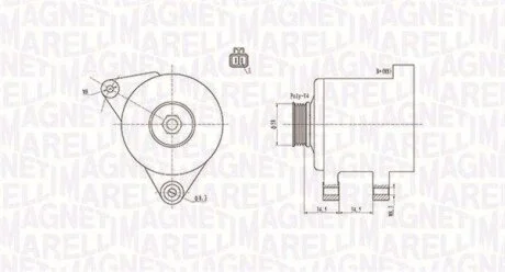 Генератор MAGNETI MARELLI 063731789010