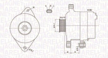 Автозапчастина MAGNETI MARELLI 063731800010