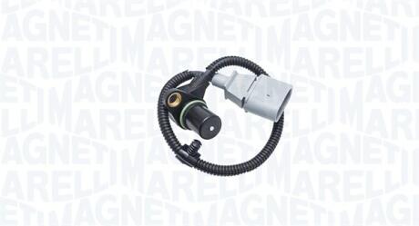 Датчик (L=310мм) колінчастого вала AUDI A3, TT, FORD GALAXY, SEAT ALHAMBRA, LEON, TOLEDO II, VW BORA, EOS, GOLF IV, GOLF V, NEW BEETLE, PASSAT, PASSAT CC, PHAETON, SHARAN 2.3-3.6 03.99-12.11 MAGNETI MARELLI 064848065010