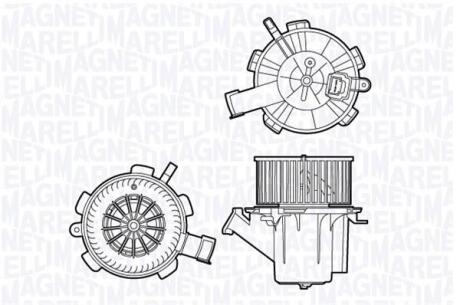 Вентилятор радіатора MAGNETI MARELLI 069412706010