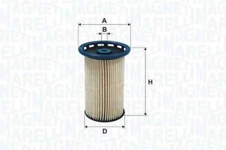 Фільтр палива MAGNETI MARELLI 153071760754