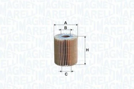 Фільтр масляний MAGNETI MARELLI 153071760783