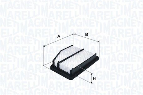 Фильтр воздушный (226x346x57.3) Volvo S60 S80 V60 V70 XC60 XC70 1.5-4.4 99-18 MAGNETI MARELLI 153071762393