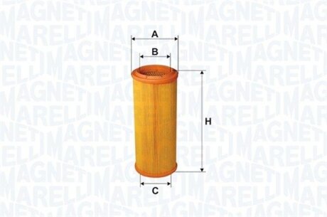Повітряний фільтр MAGNETI MARELLI 153071762409
