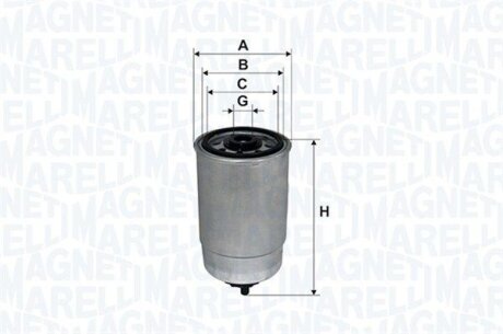 Фільтр палива MAGNETI MARELLI 153071762421