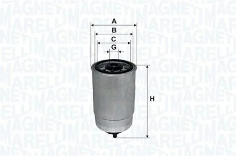 Фільтр палива MAGNETI MARELLI 153071762421