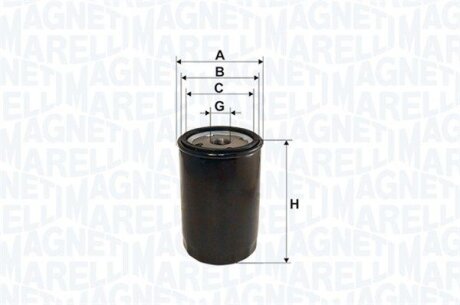 Оливний фільтр MAGNETI MARELLI 153071762453