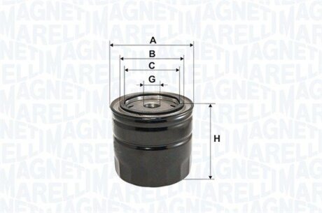 Оливний фільтр MAGNETI MARELLI 153071762467