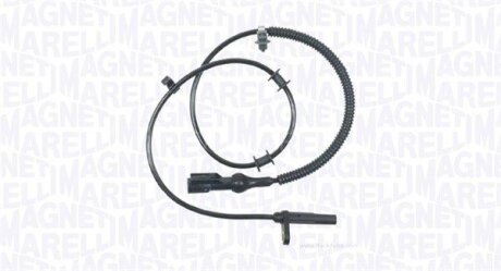 Датчик, кількість обертів колеса MAGNETI MARELLI 172100033010
