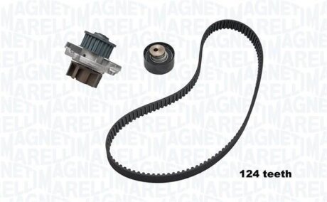 Водяний насос + зубчастий ремінь MAGNETI MARELLI 341401860002