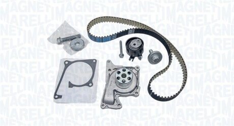 Водяний насос + зубчастий ремінь MAGNETI MARELLI 341404170003