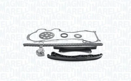 FORD К-т ланцюга ГРМ (ланцюг+2успокоителя+2шестерни+натягувач+ прокладка) SUZUKI, PEUGEOT, OPEL MAGNETI MARELLI 341500000100
