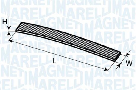 Фільтр салону MAGNETI MARELLI 350203065080