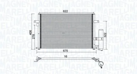 Радіатор кондиціонера MAGNETI MARELLI 350203912000