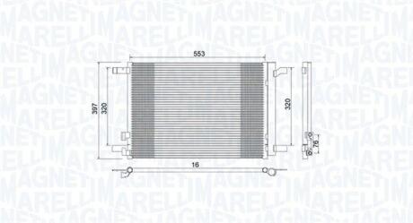 Радіатор кондиціонера MAGNETI MARELLI 350203964000