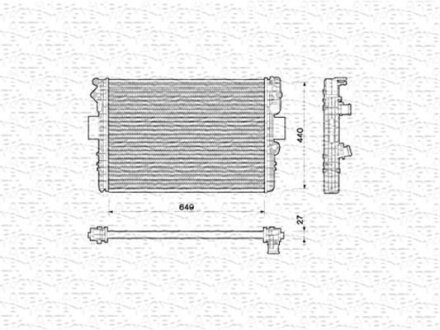 Радіатор MAGNETI MARELLI 350213169000
