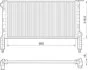 Радіатор двигуна FIAT DOBLO 1.2-1,6 MAGNETI MARELLI 350213180000 (фото 1)