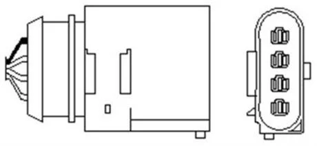 AUDI Кисневий датчик SEAT, SKODA, VW MAGNETI MARELLI 466016355064