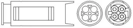 BMW лямбда-зонд (4 конт.) E46/39 2.0/3.0 98- MAGNETI MARELLI 466016355079