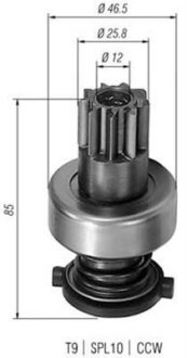 Бендикс (z=9) VW T-2 1,6D MAGNETI MARELLI 940113020124