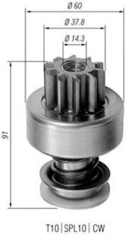 Бендикс (z=10) MAN MAGNETI MARELLI 940113020153