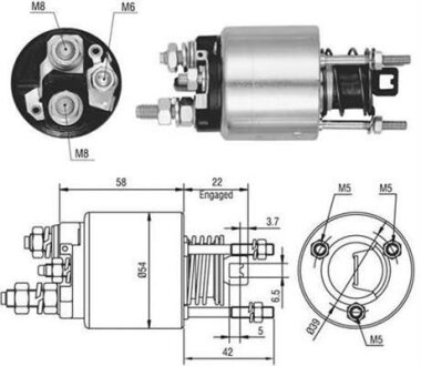 Соленоїд стартера MAGNETI MARELLI 940113050526