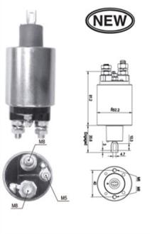 Реле втягивающее FORD/VOLVO FOCUS/FIESTA/FUSION/C-MAX MAGNETI MARELLI 940113050539
