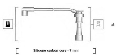 Комплект проводів запалення MAGNETI MARELLI 941285150872