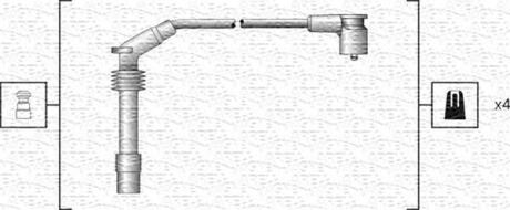 Комплект кабелів високовольтних MAGNETI MARELLI 941318111159