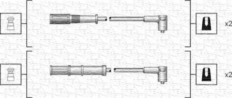 Комплект проводів запалення MAGNETI MARELLI 941318111161