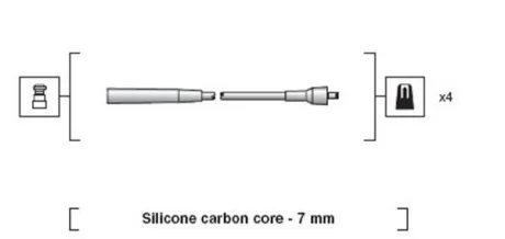 Комплект проводів високої напруги MAGNETI MARELLI 941318111226