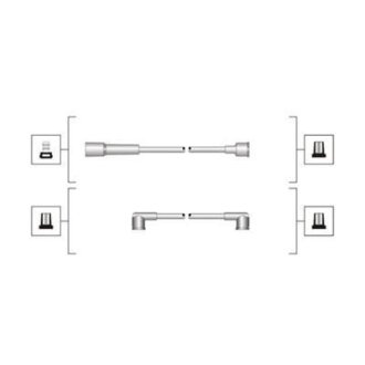 Комплект проводів запалення MAGNETI MARELLI 941319170019