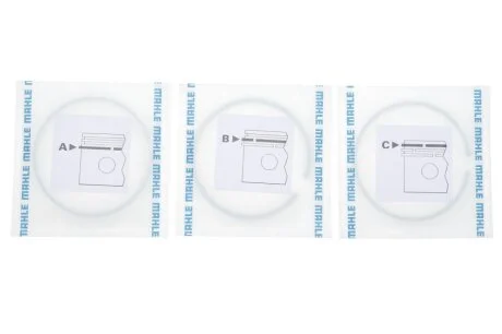Кільця поршневі MAHLE / KNECHT 001 40 V0