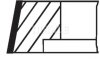 Кiльця поршневi (Mahle) MAHLE / KNECHT 001 RS 00136 0N0 (фото 2)