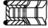 82 1,2-1,5-2 Комплект поршньових кілець MERCEDES C (C204), C T-MODEL (S204), C (W204), E (A207), E (C207), E T-MODEL (S212), E (W212), SLK (R172) 1.8 01.07- MAHLE / KNECHT 001 RS 00163 0N0 (фото 3)