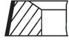 Комплект кілець поршневих з 3 шт. MAHLE / KNECHT 002 23 N0 (фото 2)