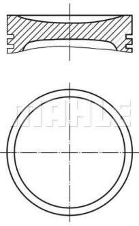 A_Поршень Mahle SMART MAHLE / KNECHT 003 94 01