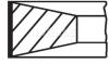 Кольца поршня (OM314/OM352) (D=97мм) MAHLE / KNECHT 004 45 G0 (фото 1)