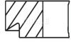 Кольца поршневые ремонт 92,9мм+0.25мм(1.5*1.75*2.5) 3.5L Mercedes M272 MAHLE / KNECHT 005 24 N1 (фото 2)