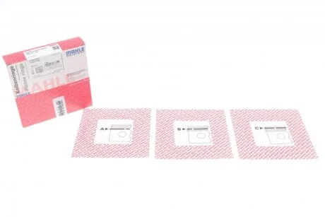 Кольца поршня (2,5 x 2,0 x 2,0) (D=88,5мм) MAHLE / KNECHT 005 31 N2