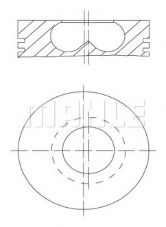 Поршень MAHLE / KNECHT 007 04 00